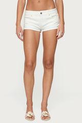 Jagger Low Rise Denim Shorts