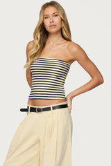 Odora Striped Tube Top