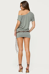 Sevie Off Shoulder Mini Dress