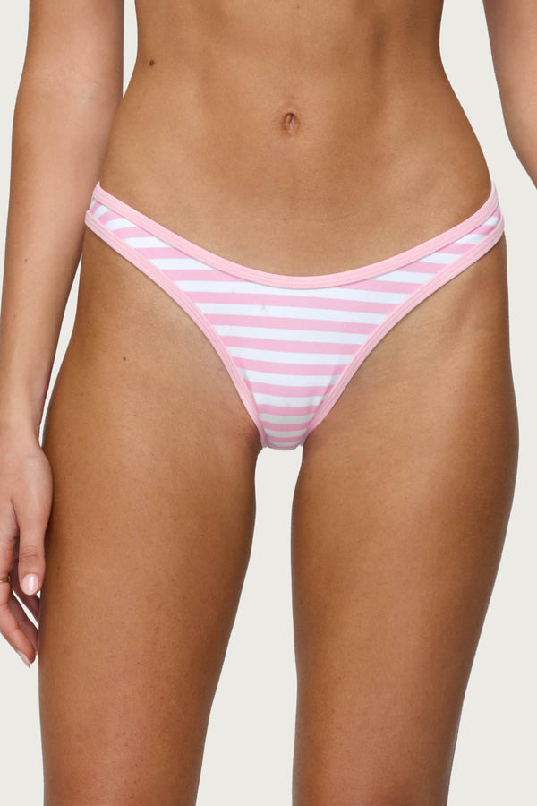 Jayla Striped Bikini Bottom