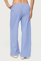 Petite Olivia Striped Loose Fit Pants