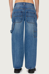 Petite Carpenter Low Rise Baggy Jeans