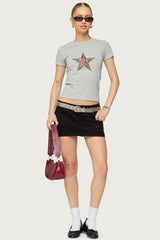 Hayes Twill Mini Skort