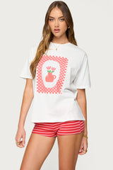 Flower Vase Oversized T Shirt