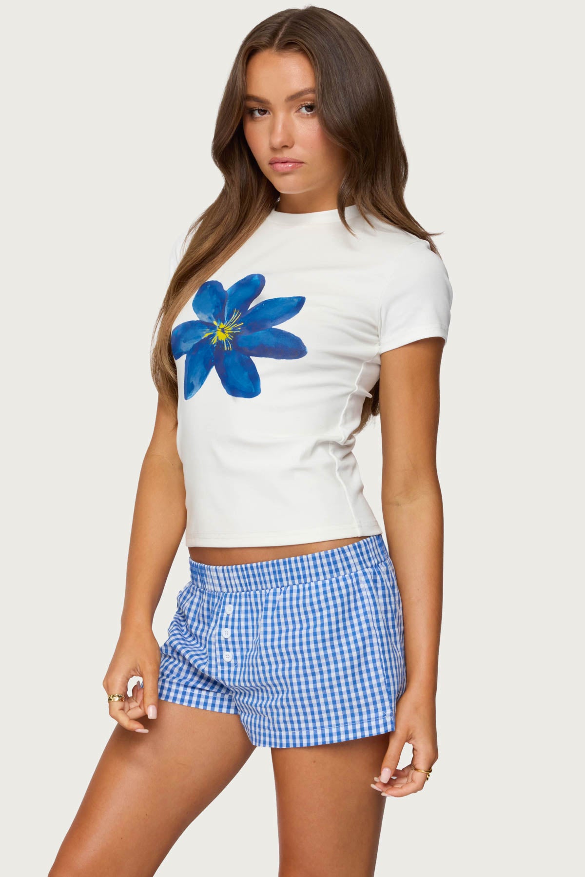 Marelle Flower Graphic T Shirt