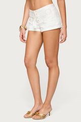 Trisha Tassle Eyelet Shorts