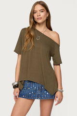 Josy Off Shoulder Handkerchief Top