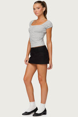 Oleana Gathered Bust Top