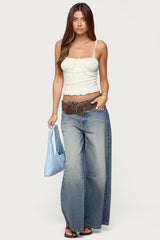 Misty Lacey Textured Tank Top