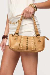 Stud & Stitch Faux Leather Bag