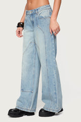 Dema Western Low Rise Baggy Jeans