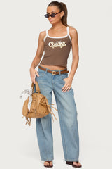 Korie Low Rise Barrel Leg Jeans
