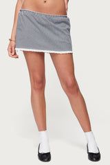 Paige Gingham Mini Skort