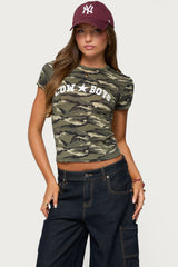 Nika Camo Cowboys T Shirt