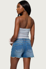 Veranda Textured Striped Tube Top