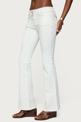 Mattea Low Rise Flared Jeans