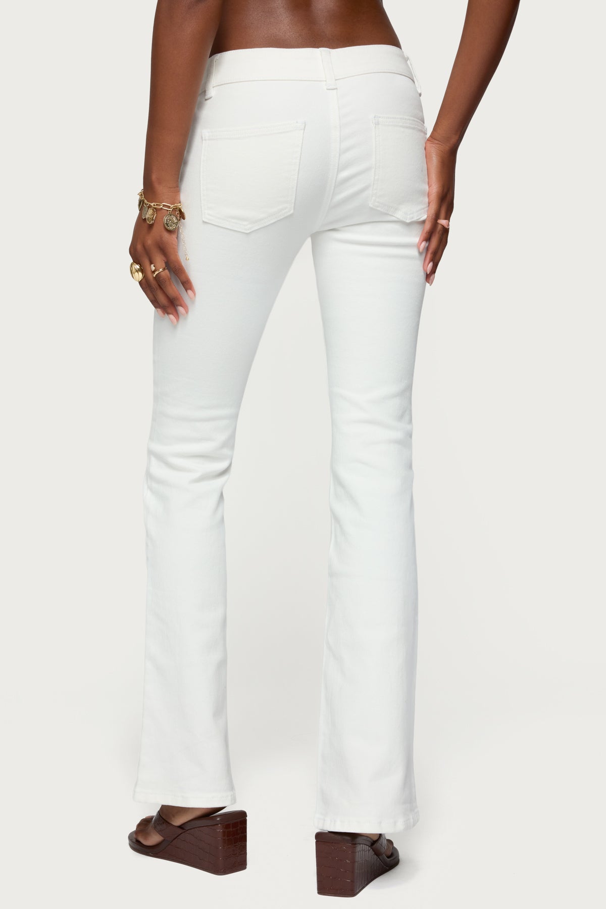 Mattea Low Rise Flared Jeans