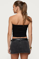 Luli Beaded Flower Tube Top