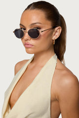 Klaire Round Sunglasses
