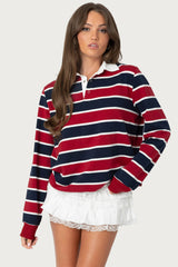 Hanna Striped Collared Shirt