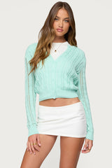 Haisley Cable Knit Cardigan