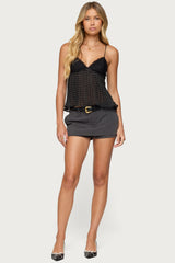 Rhian Lacey Pleated Babydoll Top