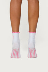 Heart & Bow Pilates Socks