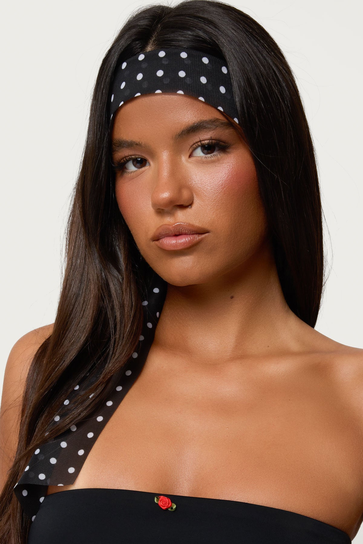 Polka Dot Sheer Scarf