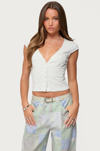 Alza Button Up Top