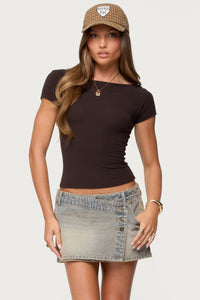 Becca Boat Neck Top