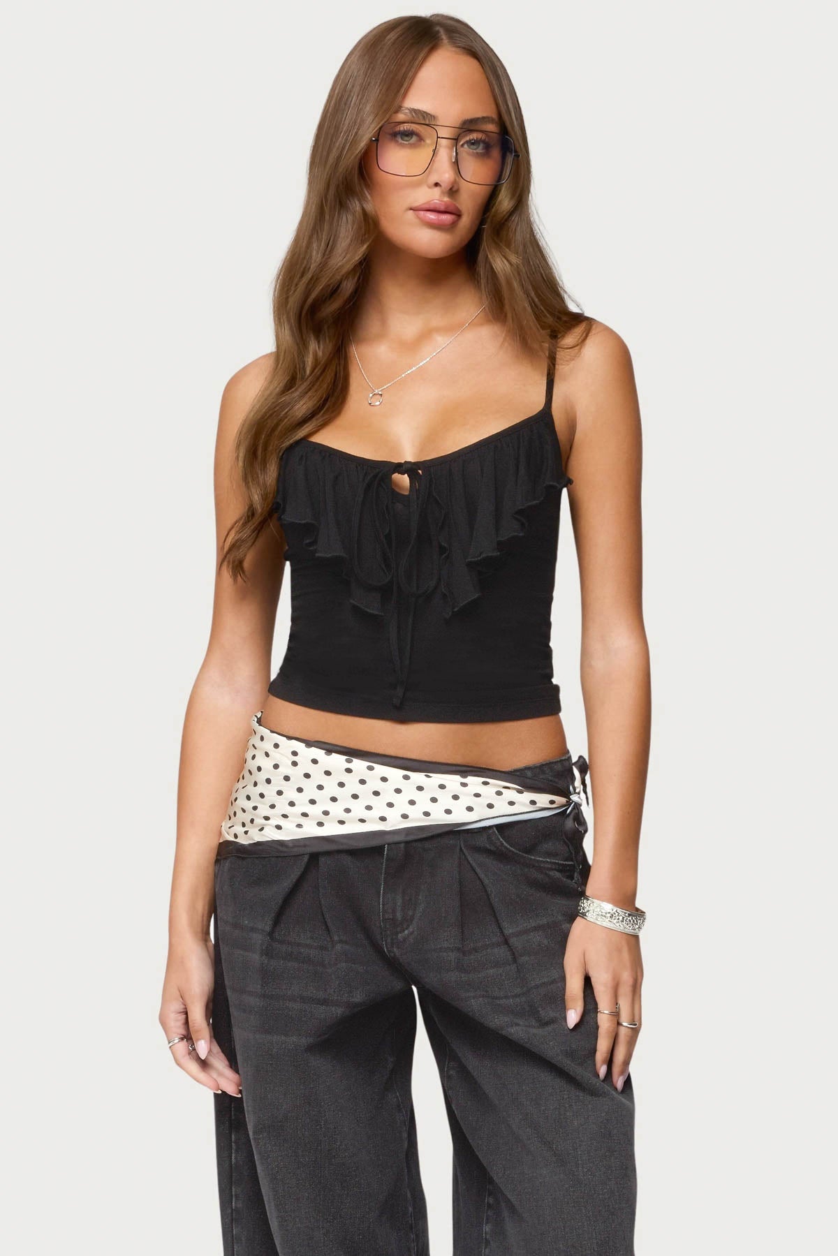 Jezebel Ruffle Tank Top