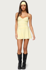 Deborah Ruched Mini Dress