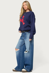 Don't Be Shellfish Knit Sweater