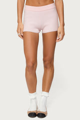 Lorie Ribbed Knit Shorts