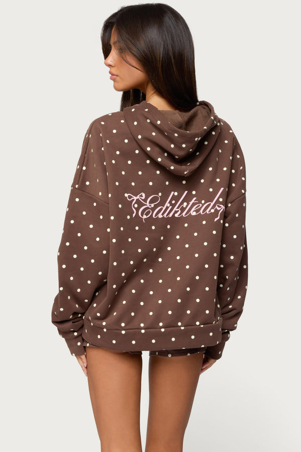 Chelsie Polka Dot Hoodie
