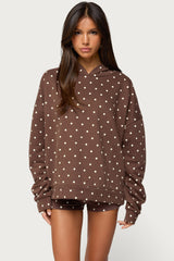Chelsie Polka Dot Hoodie