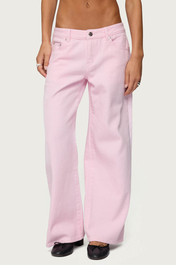 Petite Roman Low Rise Baggy Jeans