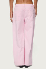 Petite Roman Low Rise Baggy Jeans