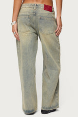Petite Ace Low Rise Baggy Jeans