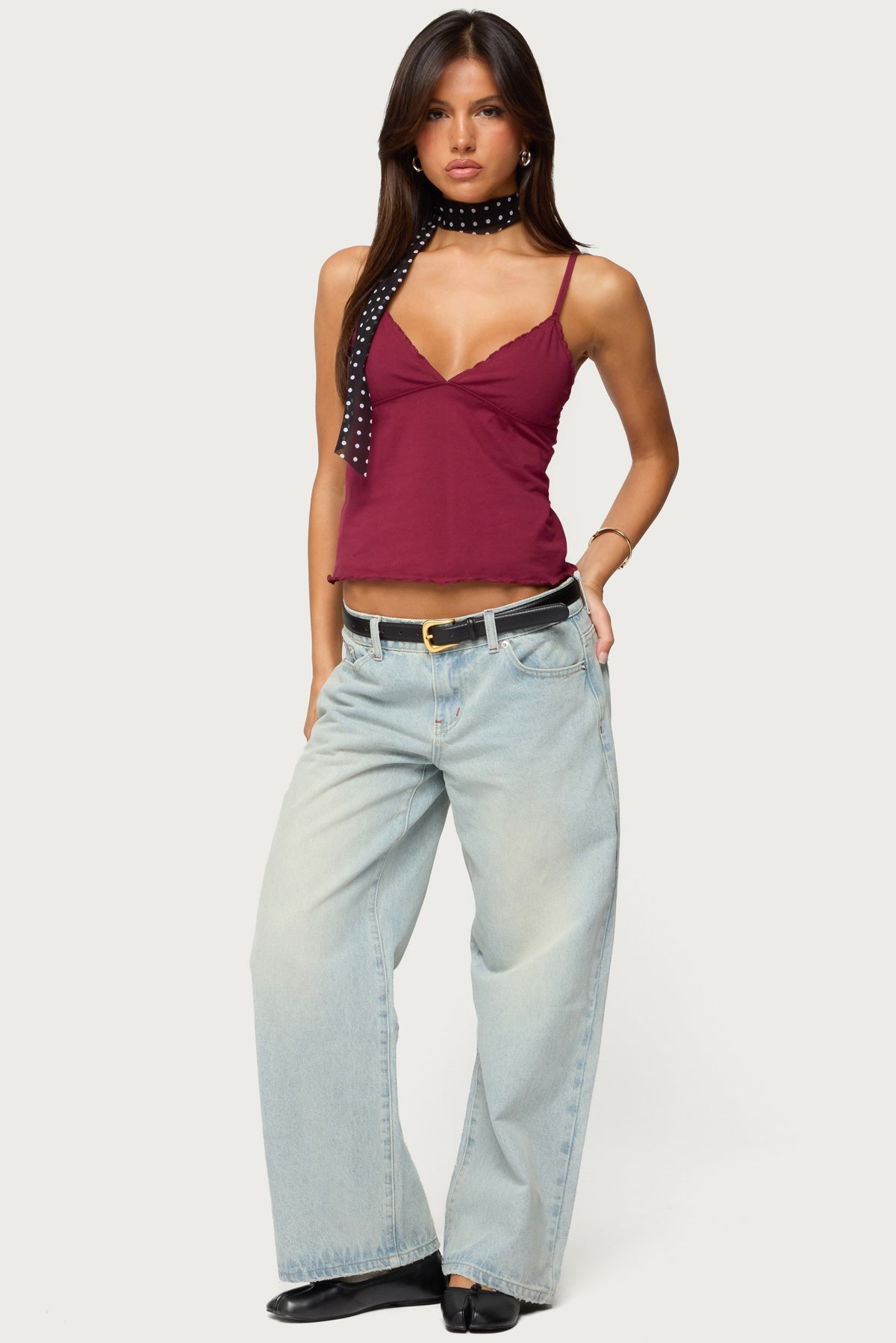 Petite Ace Low Rise Baggy Jeans