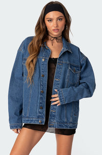 Dalia Oversized Denim Jacket