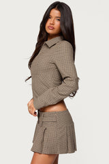 Lockette Plaid Jacket