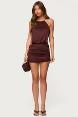 Anira Chain Backless Mini Dress