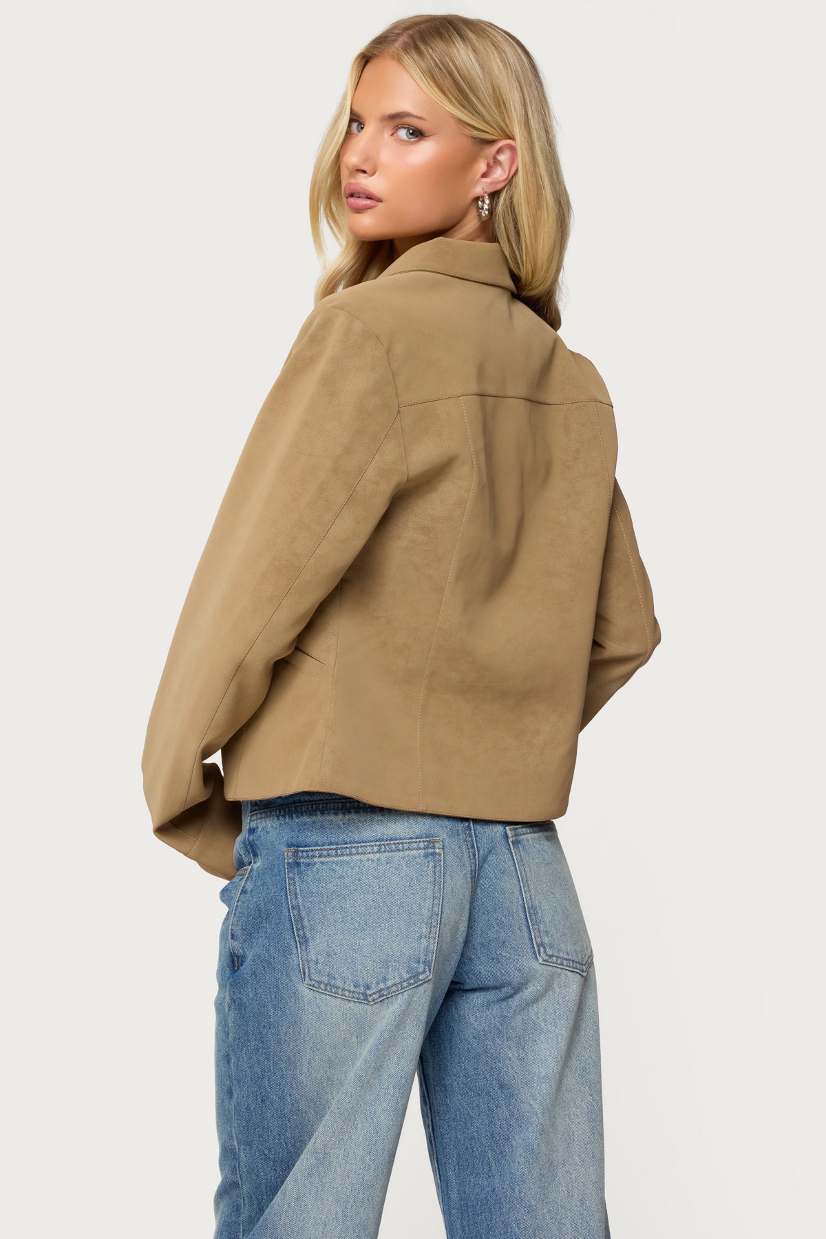 Cozette Faux Leather Jacket