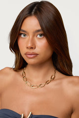 Oval Chain Necklace