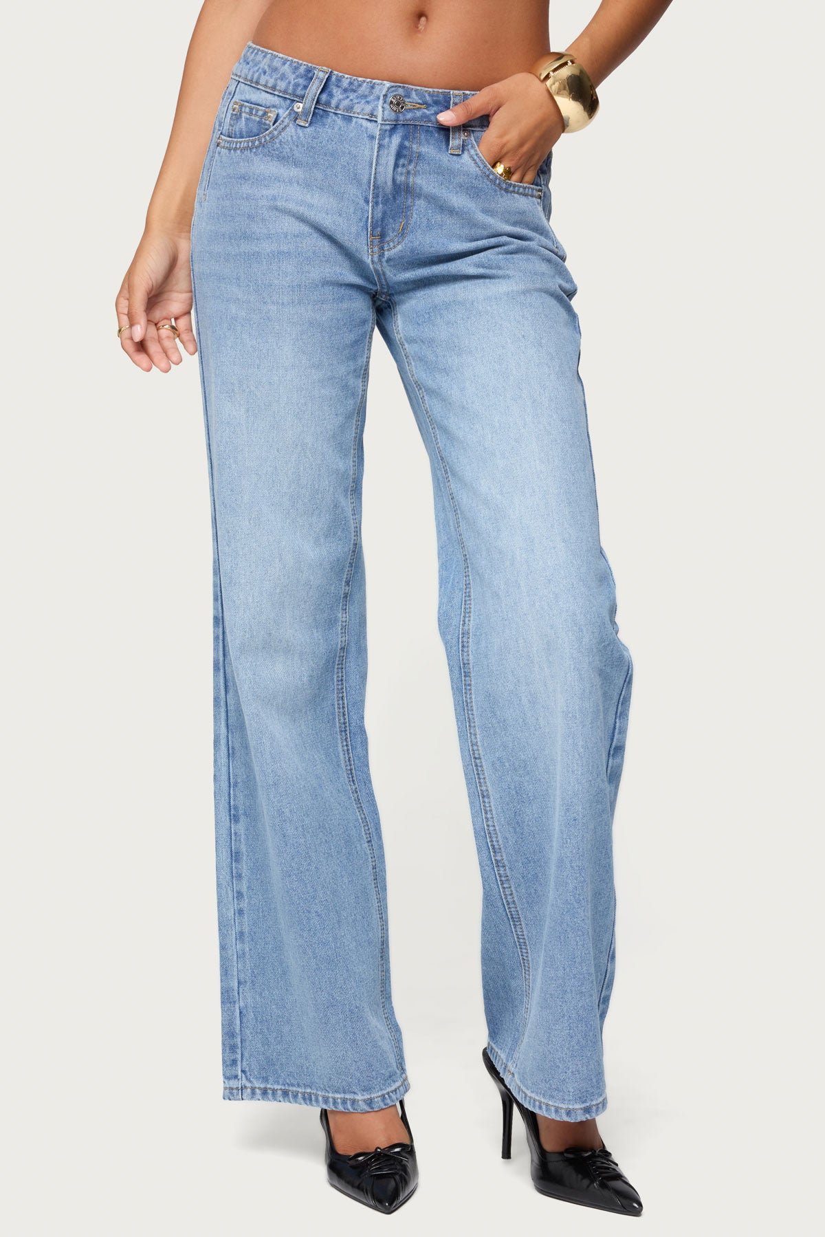 Holly Low Rise Straight Leg Jeans