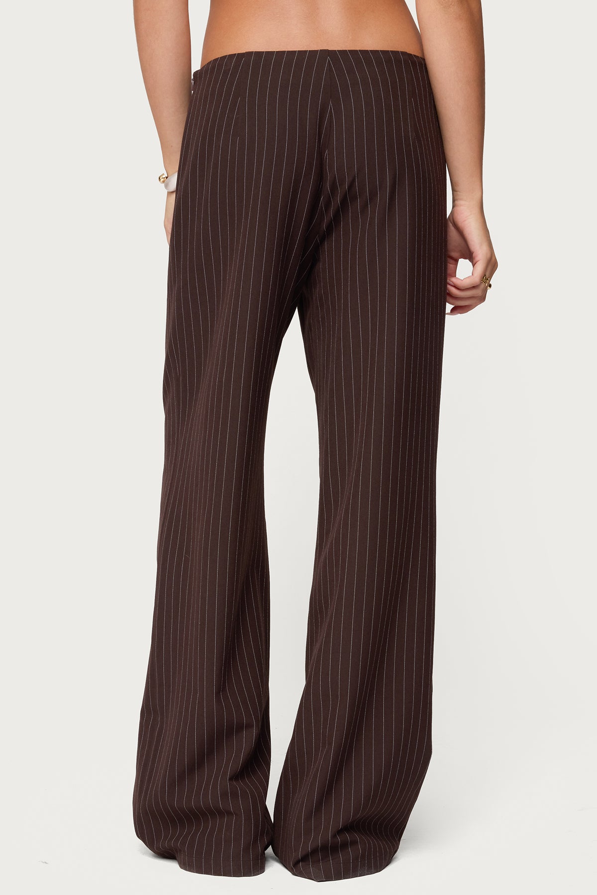 Kerie Pinstripe Low Rise Pants