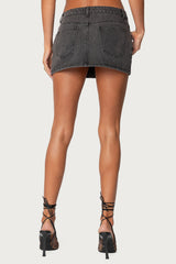 Chiara Denim Micro Skirt