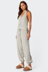 Elysa Waffle Pajama Top
