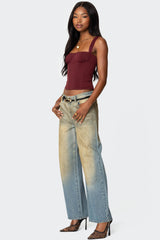 Marcella Wide Strap Corset